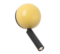 Applique*Faro Applique murale, Press, liseuse, , LED, 3000K, 180lm, L10,4cm, H21,3cm - jaune