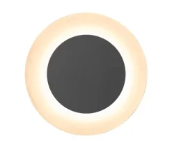 Applique murale, Puck wall 5474, gris, LED, dim, 2700K, 953 lm, Ø45cm, P5cm - Vibia