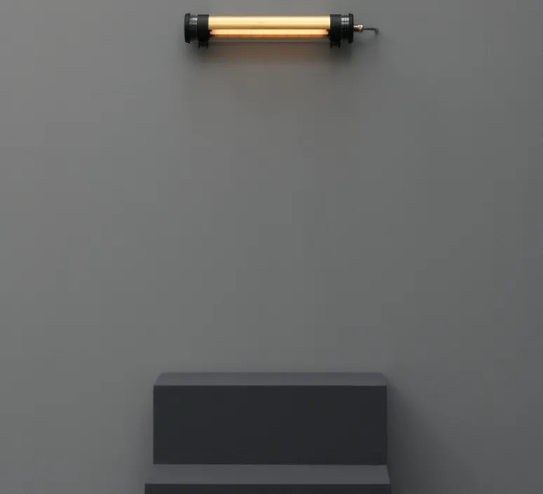 Applique*Sammode Applique murale, Purcell 45, , IP66, LED, 2700K, 350 lm, Ø7cm, H43cm - laiton