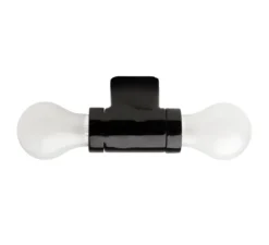 Applique*Zangra Applique murale, Pure porcelaine, nœud de papillon, , L5cm ,H9,5cm - noir