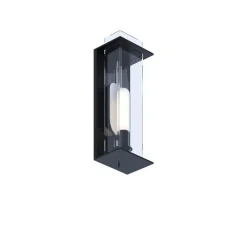Applique*Sammode Applique murale, Quadratube W2, , L11,9cm, H30cm - argent