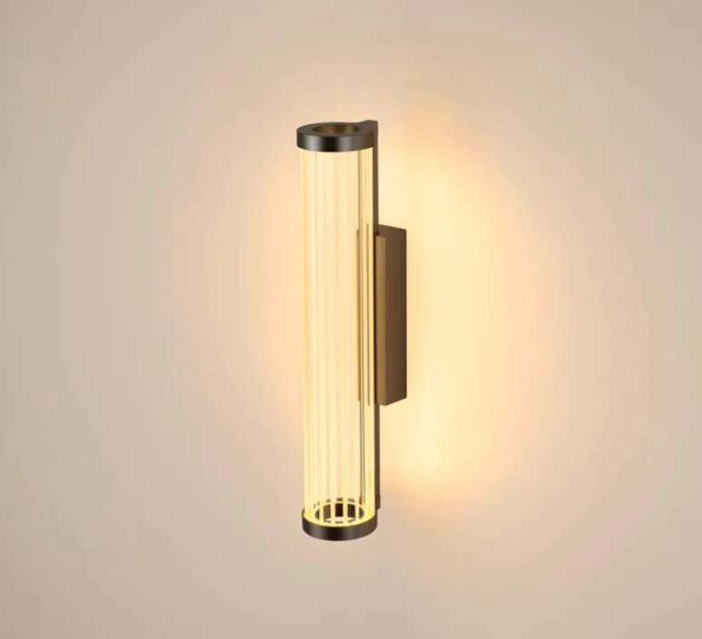 Applique*SLV Applique murale, Quimera, , LED, dim, 2700-3000K, 330 lm, Ø7,6cm, H41,3cm - bronze foncé mat