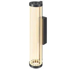 Applique*SLV Applique murale, Quimera, , LED, dim, 2700-3000K, 330 lm, Ø7,6cm, H41,3cm - bronze foncé mat