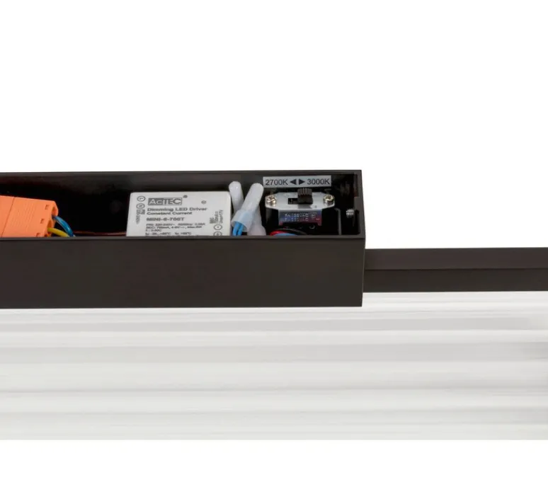 Applique*SLV Applique murale, Quimera, , LED, dim, 2700-3000K, 330 lm, Ø7,6cm, H41,3cm - bronze foncé mat