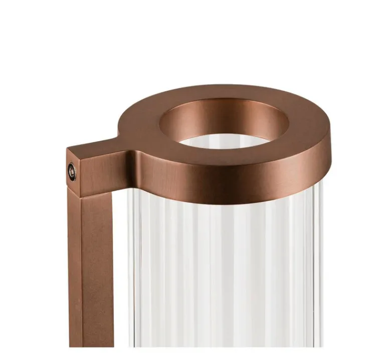 Applique*SLV Applique murale, Quimera, , LED, dim, 2700-3000K, 330 lm, Ø7,6cm, H41,3cm - cuivre foncé mat