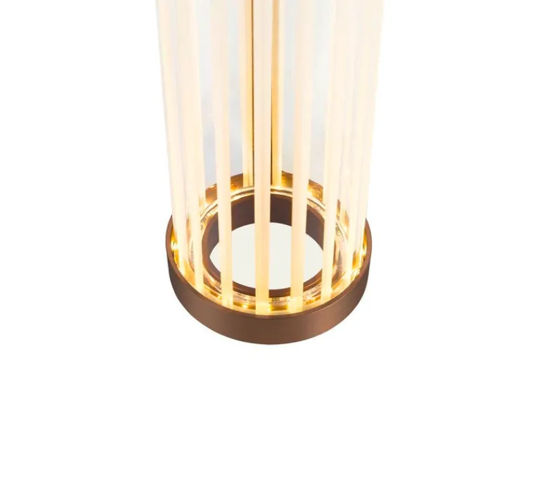 Applique*SLV Applique murale, Quimera, , LED, dim, 2700-3000K, 330 lm, Ø7,6cm, H41,3cm - cuivre foncé mat