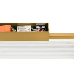 Applique murale, Quimera, laiton brossé, LED, dim, 2700-3000K, 330 lm, Ø7,6cm, H41,3cm - SLV