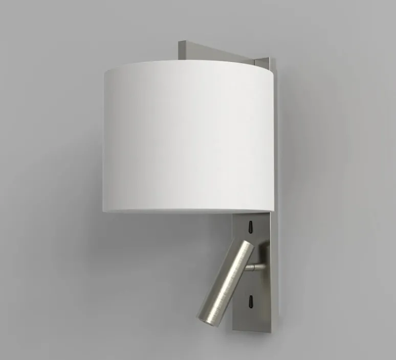 Applique*Astro Applique murale, Ravello LED Leader, , L20cm, H35cm - blanc, nickel