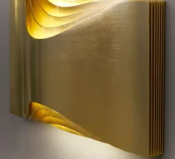 Applique*DCW éditions Paris Applique murale, Respiro Wall M, , LED, dim, 2700K, 1000 lm, L23cm, H14,5cm - or