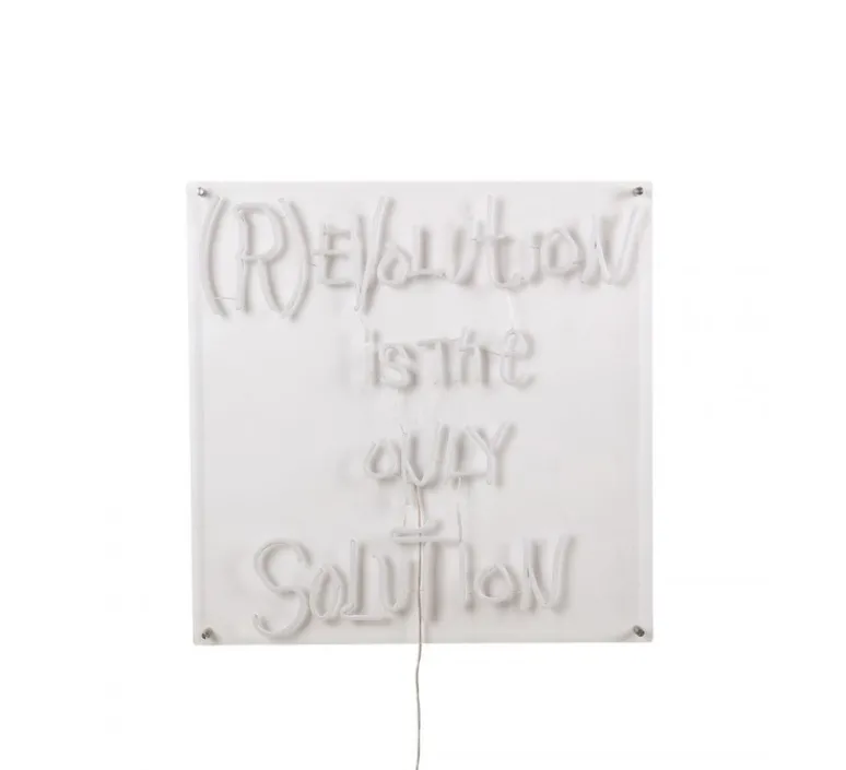 Applique*Seletti Applique murale, Revolution, , LED, dim, , lm, L70cm, H70cm - blanc