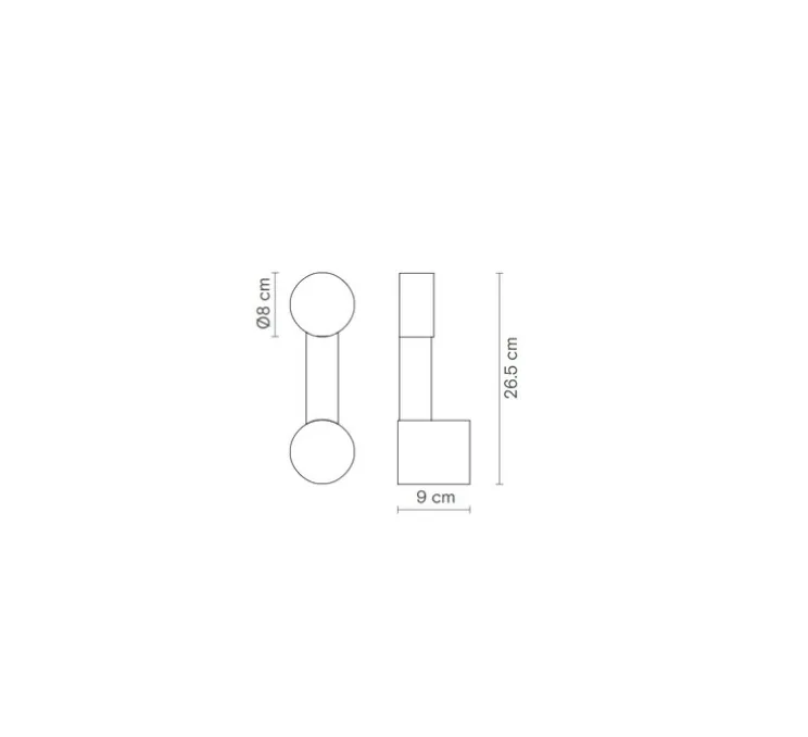 Applique murale, Rigoberta indirect mono, blanc mat, LED, 3000K, 1840 lm, Ø9cm, H26,5cm - Robin