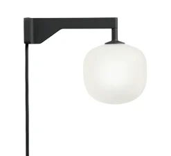 Applique*Muuto Applique murale, Rime, , L23cm, H12cm - noir