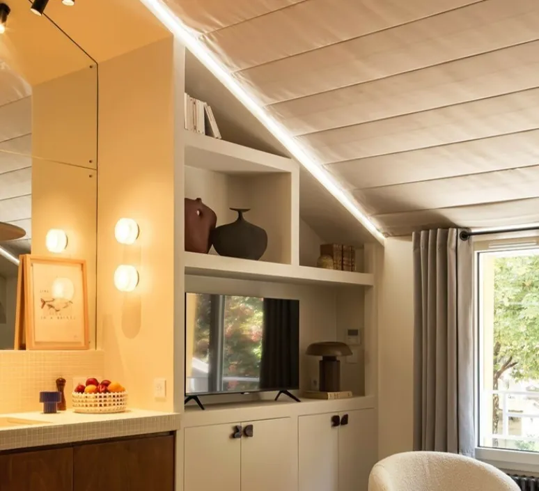 Applique*Robin Applique murale, Rock IP44, , IP44, LED, 3000K, 350lm, L14cm, H14cm - Albâtre