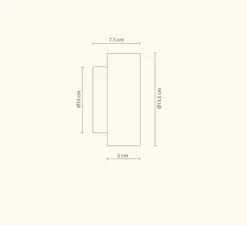 Applique*Robin Applique murale, Rock IP44, , IP44, LED, 3000K, 350lm, L14cm, H14cm - Albâtre