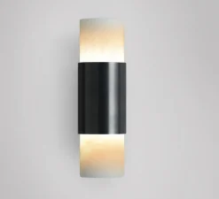 Applique*CTO lighting Applique murale, Roma, , LED, 2700K, L5,4cm, H8,5cm - bronze et albâtre