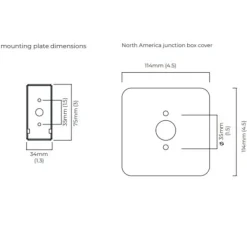 Applique*CTO lighting Applique murale, Roma, , LED, 2700K, L5,4cm, H8,5cm - bronze et albâtre