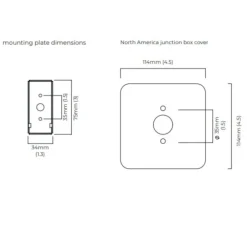 Applique murale, Roma Tall, bronze et albâtre, LED, 2700K, L5,4cm, H8,5cm - CTO lighting