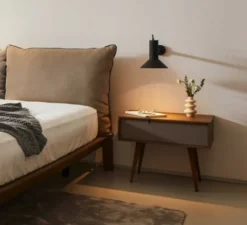 Applique*Wever&Ducré Applique murale, Roomor 1.1, , L20,5cm, H21,5cm - noir (intérieur laiton)