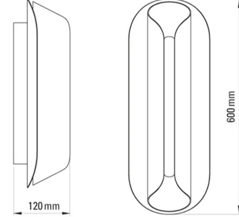Applique*DCW éditions Paris Applique murale, Rosalie L, , LED, dim, 2700k, 2000 lm, L15cm, H60cm - or