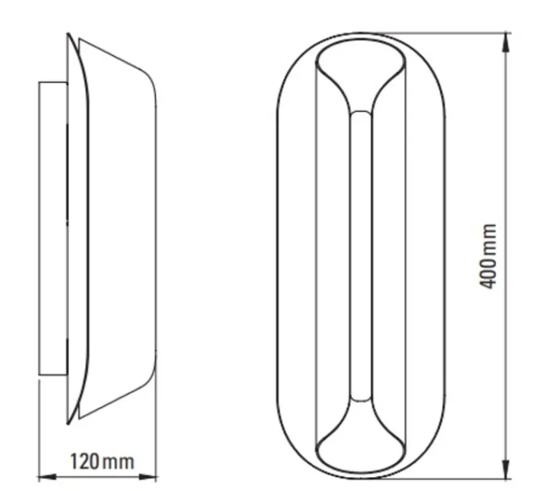 Applique*DCW éditions Paris Applique murale, Rosalie, , LED, dim, 2700k, 1200 lm, L15cm, H40cm - or