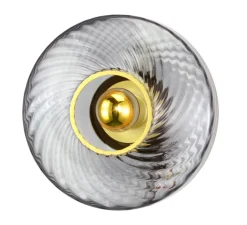 Applique*Elements lighting Applique murale, ROXANNE, , Ø28cm, H15cm - graphite doré