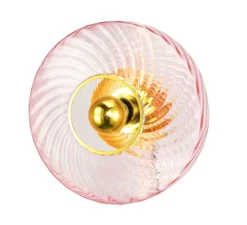 Applique murale, ROXANNE PETITE, rose spinelle, Ø20cm, H12cm - Elements Lighting