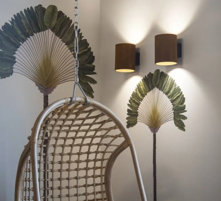 Applique*SLV Applique murale, Rusty UP/Down, , IP65, LED, 3000K, 525 lm, Ø14cm, H18cm - rouille