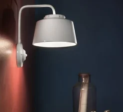 Applique*Ferroluce Applique murale, 50's C2002, , L23cm, H34cm - crème