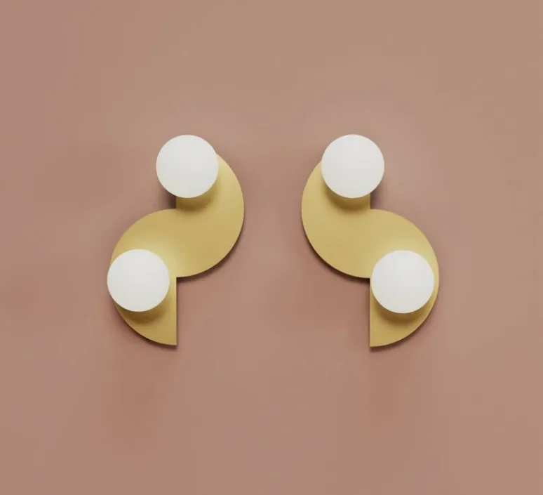 Applique*Atelier Areti Applique murale, Salzburg 570, , L30cm, H46cm - laiton