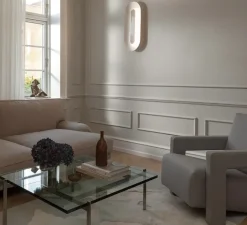 Applique*Nuura Applique murale, Sasi large, , LED, 3000K, 1996lm, L27,5cm, H65cm - argent