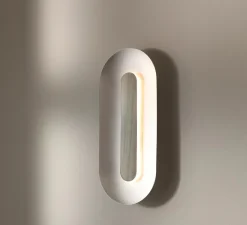 Applique*Nuura Applique murale, Sasi large, , LED, 3000K, 1996lm, L27,5cm, H65cm - argent