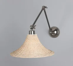 Applique*Mullan Lighting Applique murale, Savannah Large, , Ø34,5cm, H65cm - argent antique