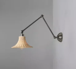 Applique*Mullan Lighting Applique murale, Savannah Small, , Ø24cm, H65cm - argent antique