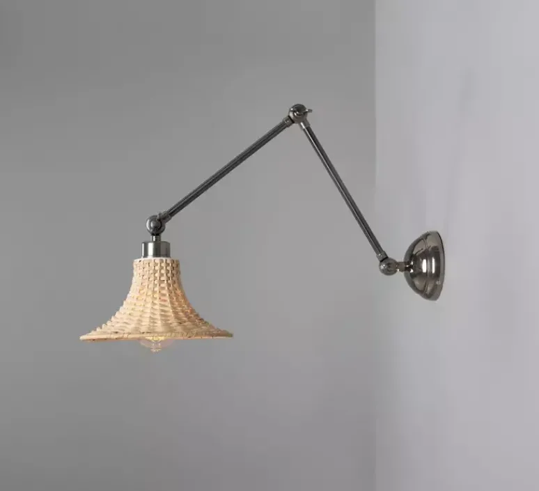 Applique*Mullan Lighting Applique murale, Savannah Small, , Ø24cm, H65cm - argent antique