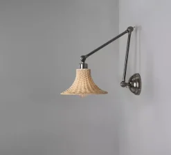 Applique*Mullan Lighting Applique murale, Savannah Small, , Ø24cm, H65cm - argent antique