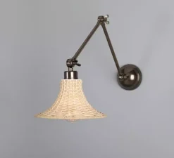 Applique*Mullan Lighting Applique murale, Savannah Small, , Ø24cm, H65cm - laiton antique