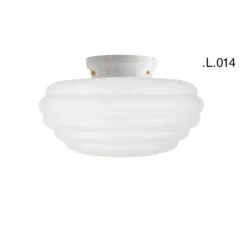 Applique murale, Schoolhouse, glass.L.014, porcelaine, verre, Ø29cm, H15,5cm - Zangra