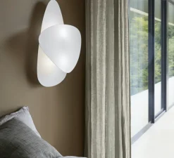 Applique*Market Set Applique murale, Screen 2L, , Ø77cm, H59cm - blanc