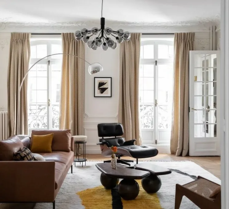 Applique murale, Screen, noir, Ø33cm, H42cm - Market Set