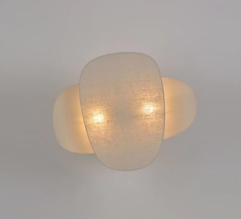 Applique*Market Set Applique murale, Screen 70's double,, L57cm, H76cm - lin bouleau