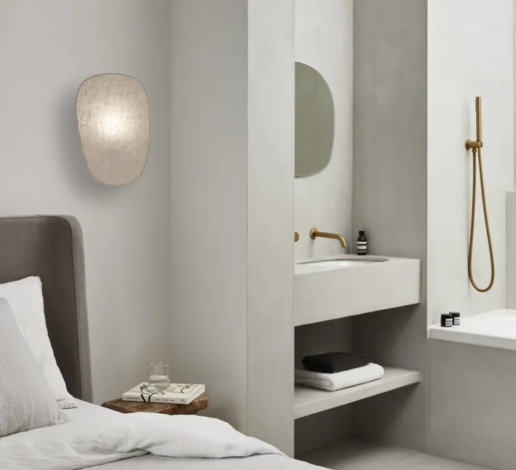 Applique murale, Screen 70's, gris bouleau, L28,5cm, H40cm - Market Set