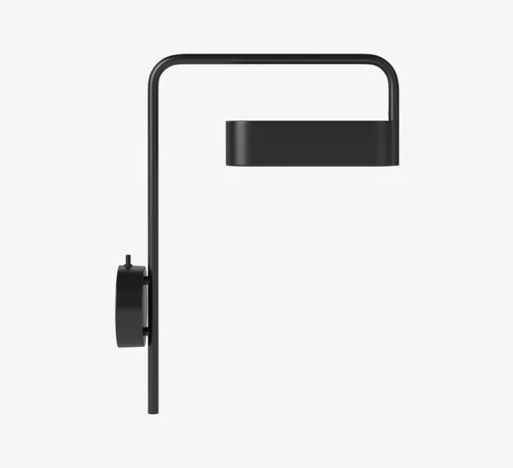 Applique murale, Scribe, noir mat, L31cm, H40cm - Bolia