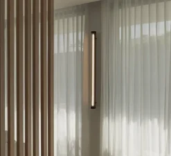 Applique*Faro Applique murale, Scuba Louver 120, , IP65, LED, 2700K, 1510 lm, L120cm, H7cm - noir