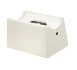 Applique murale, S14D, blanc, Led, 2700K, 450lm, opalin, L30cm, H3cm - Zangra