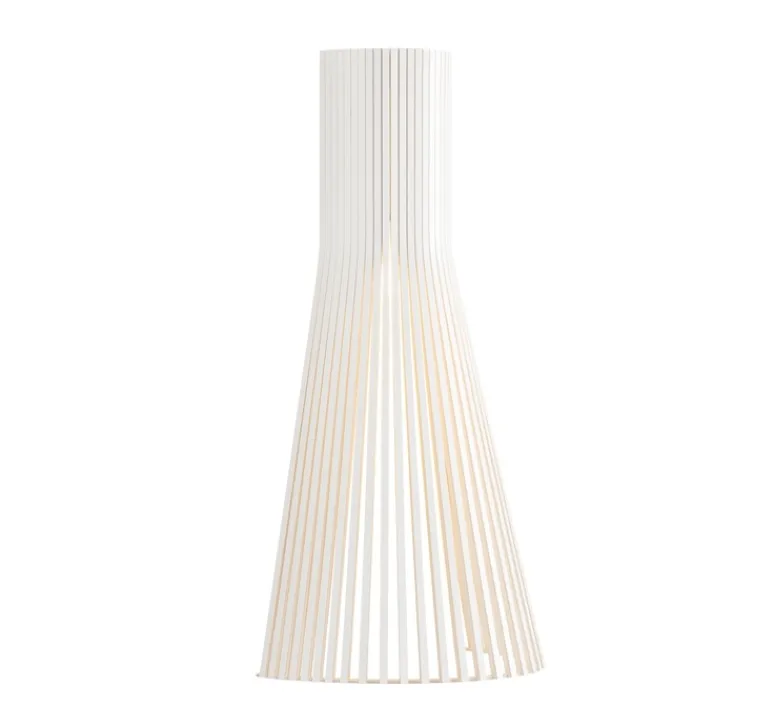 Applique*Secto Design Applique murale, Secto 4230, câble+interrupteur, , 3000K, 370lm, H60cm, L30cm - blanc