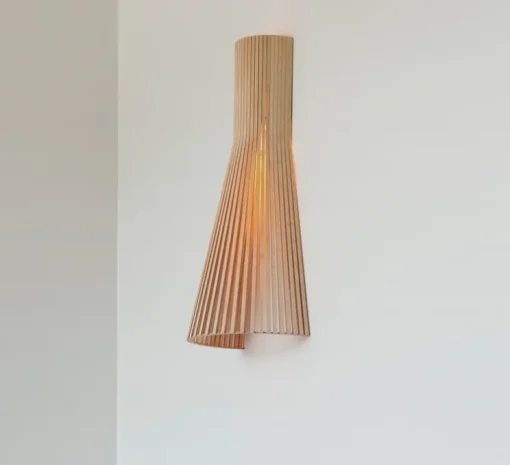Applique murale, Secto 4231, noyer, avec câble H45cm - Secto Design
