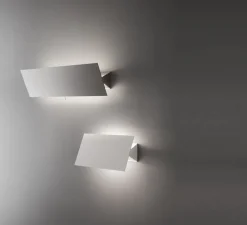 Applique*Quadrifoglio Lighting Applique murale, Shadow Piccola, , LED, 2700K, 1600lm, L33cm, H17cm - blanc