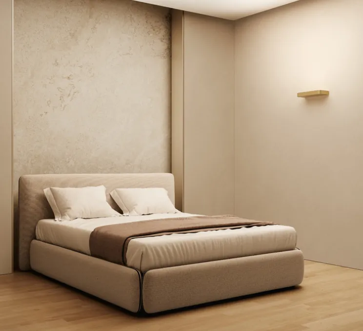 Applique murale, Shift Large, champagne, LED, 2700K, 5085 lm, L34cm, H4cm - Lodes