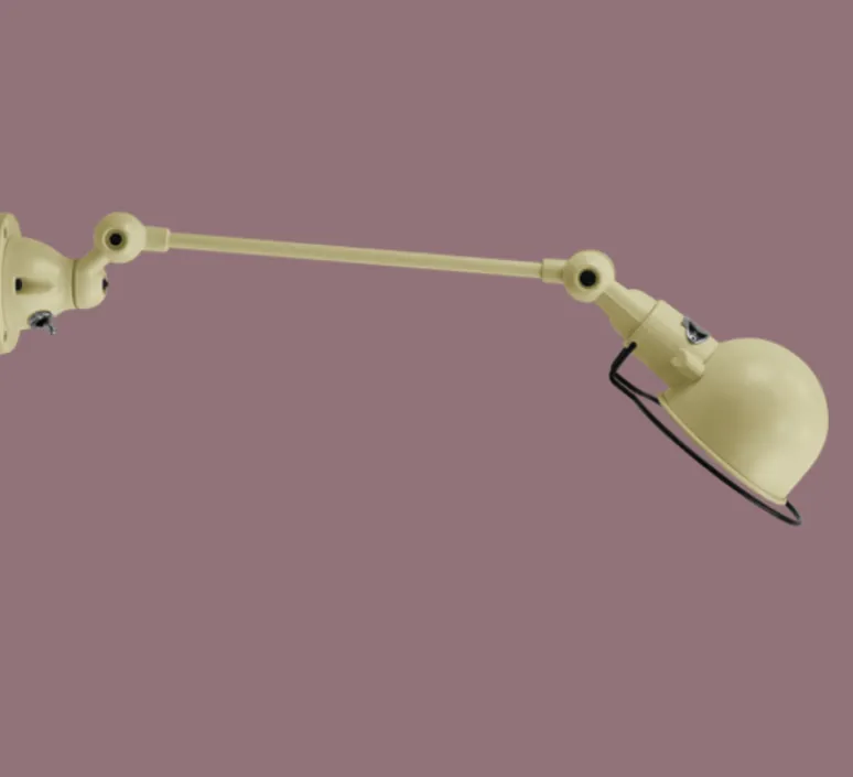 Applique|Enfants*Jieldé Applique murale, Signal 1 bras, SI301, , brillant, L40cm, H15cm - ivoire