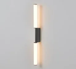 Applique*CVL Applique murale, Signal double 720, , LED, dim, 2700K, 960lm, L4cm, H72cm - graphite satiné